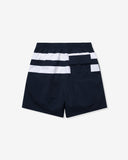 UNDEFEATED STRIPED SWIM SHORT NAVY