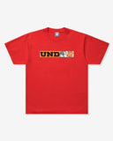UNDEFEATED BUMPER STICKER S/S TEE - RED