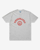 UNDEFEATED HO25 CREST S/S TEE - HEATHER GREY