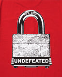 UNDEFEATED LOCK S/S TEE RED