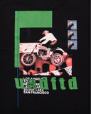 UNDEFEATED MOTO S/S TEE BLACK