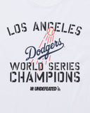 UNDEFEATED X NE X DODGERS STENCIL S/S TEE - WHITE