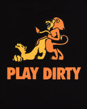 UNDEFEATED HO25 PLAY DIRTY S/S TEE - BLACK