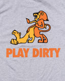 UNDEFEATED HO25 PLAY DIRTY S/S TEE - HEATHER-GREY