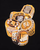 UNDEFEATED RINGS S/S TEE - BLACK