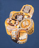 UNDEFEATED RINGS S/S TEE DARK - TEAL