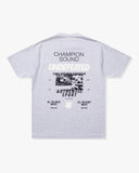 UNDEFEATED SOUND S/S TEE HEATHER-GREY