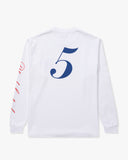 UNDEFEATED SPORTSMAN L/S TEE - WHITE