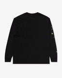 UNDEFEATED HO25 STARS & STRIKES L/S TEE - BLACK