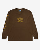 UNDEFEATED HO25 STARS & STRIKES L/S TEE - BROWN