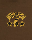 UNDEFEATED HO25 STARS & STRIKES L/S TEE - BROWN