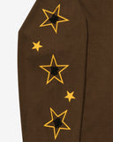 UNDEFEATED HO25 STARS & STRIKES L/S TEE - BROWN