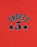 UNDEFEATED HO25 STARS & STRIKES L/S TEE - RED