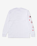 UNDEFEATED HO25 STARS & STRIKES L/S TEE - WHITE
