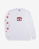 UNDEFEATED HO25 STARS & STRIKES L/S TEE - WHITE