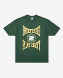 UNDEFEATED SP26 UNIVERSITY S/S TEE-FOREST GREEN