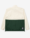 UNDEFEATED 2-TONE TRACK JACKET IVORY-EVERGREEN