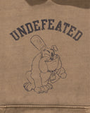 UNDEFEATED BULLDOG PULLOVER HOOD STONE