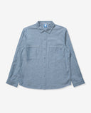 UNDEFEATED CHAMBRAY L/S SHIRT LIGHT INDIGO