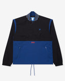 UNDEFEATED SU26 HALF ZIP WINDBREAKER - BALCK / DARK ROYAL