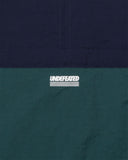 UNDEFEATED SU26 HALF ZIP WINDBREAKER - NAVY / PINE