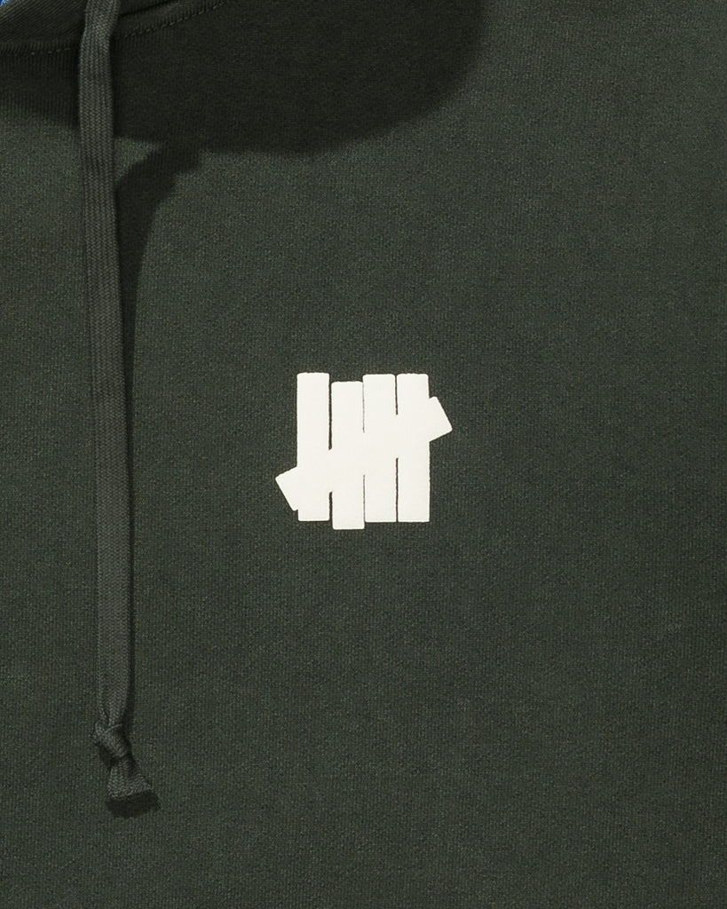 UNDEFEATED ICON PULLOVER HOOD EVERGREEN