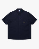 UNDEFEATED SU26 LIGHTWEIGHT S/S BUTTON DOWN - NAVY