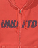 UNDEFEATED SU26 LIGHTWEIGHT ZIP HOOD - RED