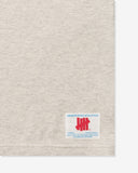 UNDEFEATED LOCKER LABEL S/S TEE - HEATHER OATMEAL