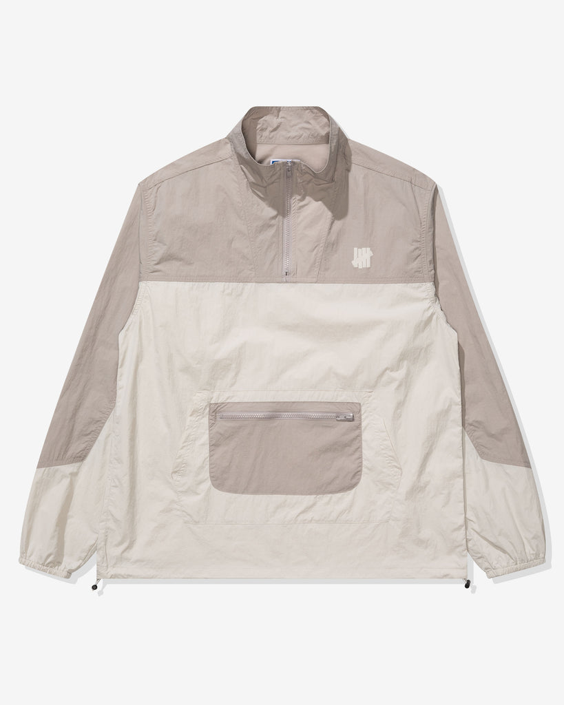 UNDEFEATED LOGO ANORAK KHAKI