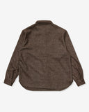 UNDEFEATED HO25 L/S TWILL FLANNEL - BROWN