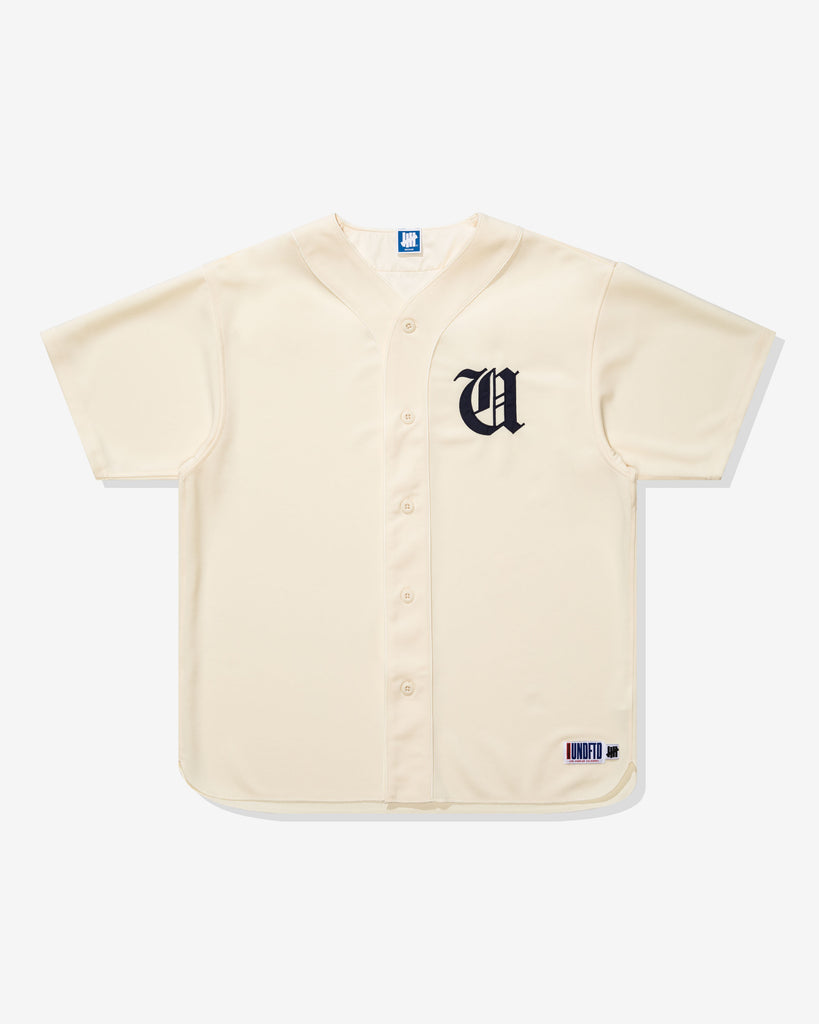 UNDEFEATED O.E. S/S BASEBALL JERSEY IVORY
