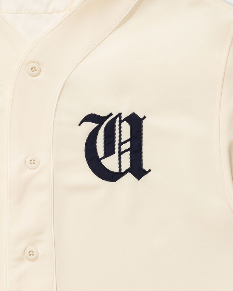 UNDEFEATED O.E. S/S BASEBALL JERSEY IVORY