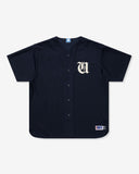UNDEFEATED O.E. S/S BASEBALL JERSEY NAVY