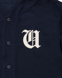 UNDEFEATED O.E. S/S BASEBALL JERSEY NAVY
