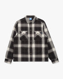 FA26 UNDEFEATED OMBRE PLAID L/S - BLACK