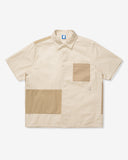 UNDEFEATED PATCHWORK S/S SHIRT LIGHT KHAKI