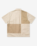 UNDEFEATED PATCHWORK S/S SHIRT LIGHT KHAKI