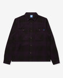 UNDEFEATED PLAID L/S WORKSHIRT - DEEP-PURPLE