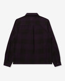 UNDEFEATED PLAID L/S WORKSHIRT - DEEP-PURPLE