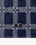 UNDEFEATED SU26 PLAID S/S BUTTON DOWN - NAVY