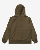 UNDEFEATED QUARTER ZIP PULLOVER HOOD - OLIVE