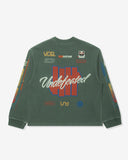 FA26 UNDEFEATED RACING L/S TEE - HUNTER GREEN