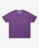 UNDEFEATED SU26 RINGS S/S POCKET TEE - PURPLE