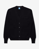 UNDEFEATED SCRIPT CARDIGAN - BLACK