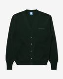 UNDEFEATED SCRIPT CARDIGAN - GREEN