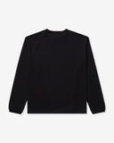 UNDEFEATED SCRIPT L/S POCKET TEE BLACK