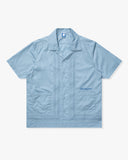 UNDEFEATED SCRIPT S/S SHIRT SKY BLUE
