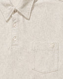 UNDEFEATED S/S POLO TEE - HEATHER OATMEAL