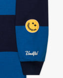 FA26 UNDEFEATED STRIPED L/S RUGBY - BLUE